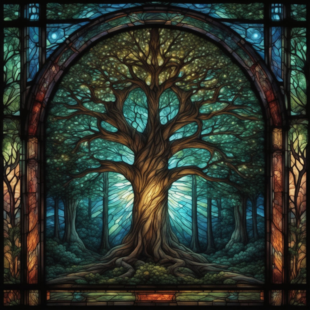 Yggdrasil Tree of Life - Wooden Jigsaw Puzzle - A3  - Wooden Gift Packaging - image 0