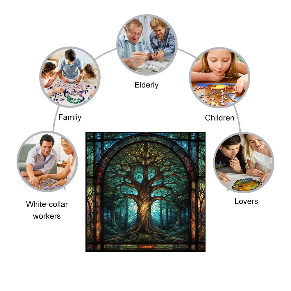 Yggdrasil Tree of Life - Wooden Jigsaw Puzzle - image 3