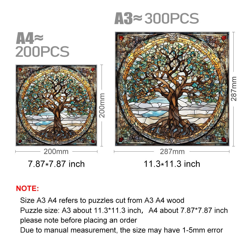 Tree of Life Mandala - Wooden Jigsaw Puzzle - image 2