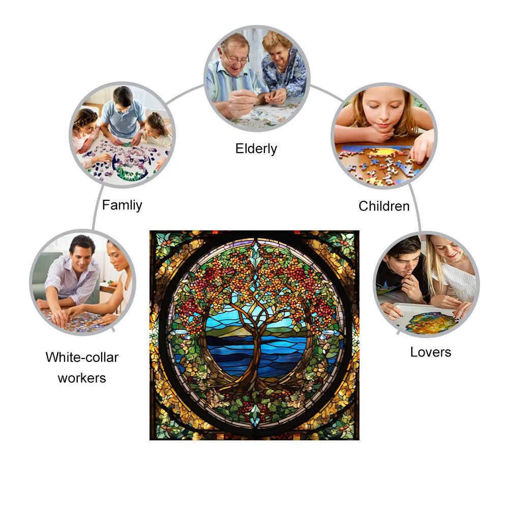 Dried Tree - Wooden Jigsaw Puzzle - image 3