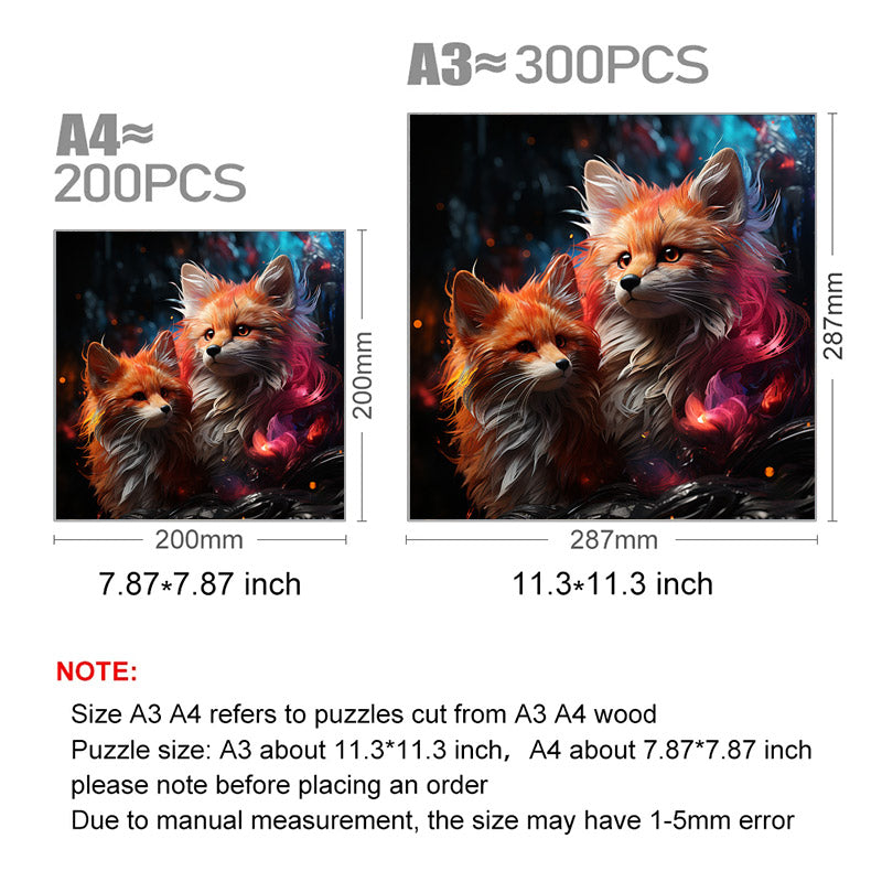 Fox In The Forest - Wooden Jigsaw Puzzle - image 2