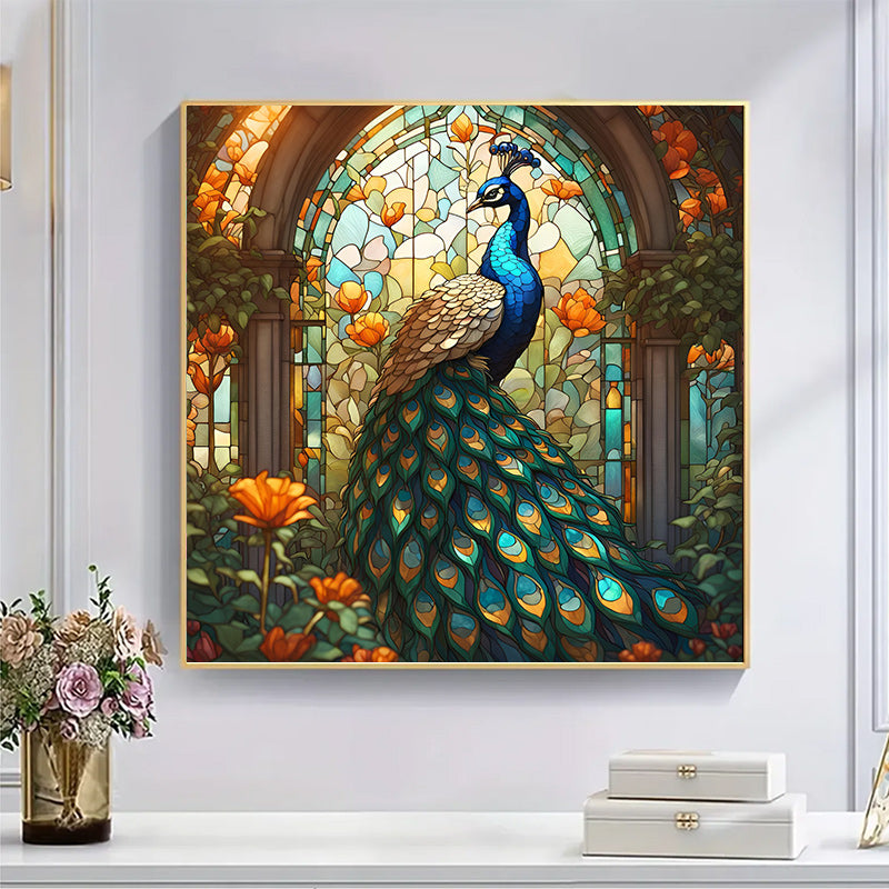 Noble Peacock - Wooden Jigsaw Puzzle - image 4