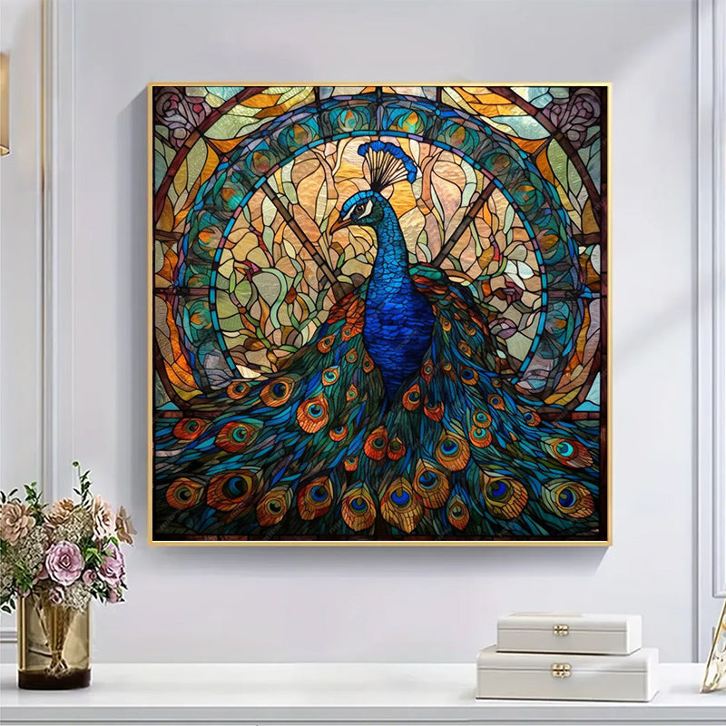 Natures Jewel Peacock Bird - Wooden Jigsaw Puzzle - image 4