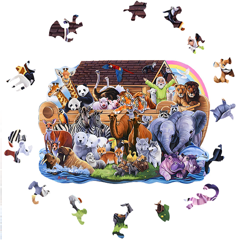 Noah's Ark - Wooden Jigsaw Puzzles - image 1