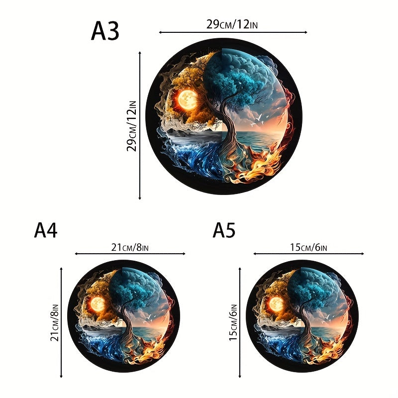 Yin-yang Tree - Wooden Jigsaw Puzzles - image 2