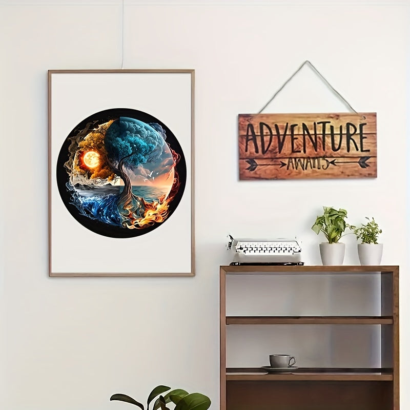 Yin-yang Tree - Wooden Jigsaw Puzzles - image 3