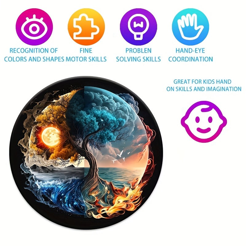 Yin-yang Tree - Wooden Jigsaw Puzzles - image 4