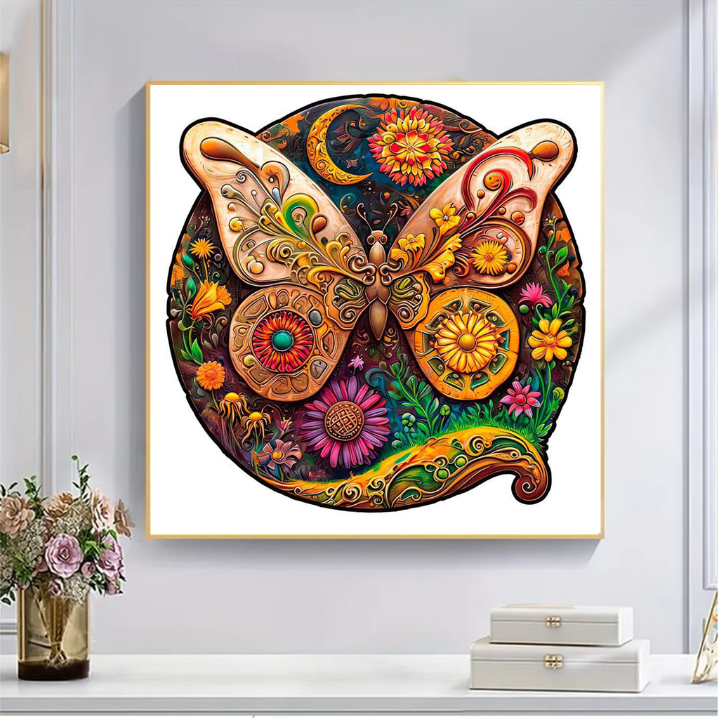 Baroque Butterfly - Wooden Jigsaw Puzzles - image 2