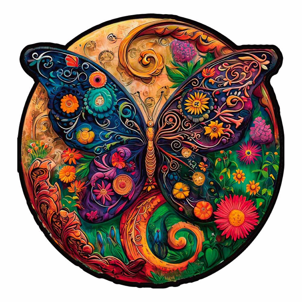 Autumn Butterfly - Wooden Jigsaw Puzzles - A3 - image 0