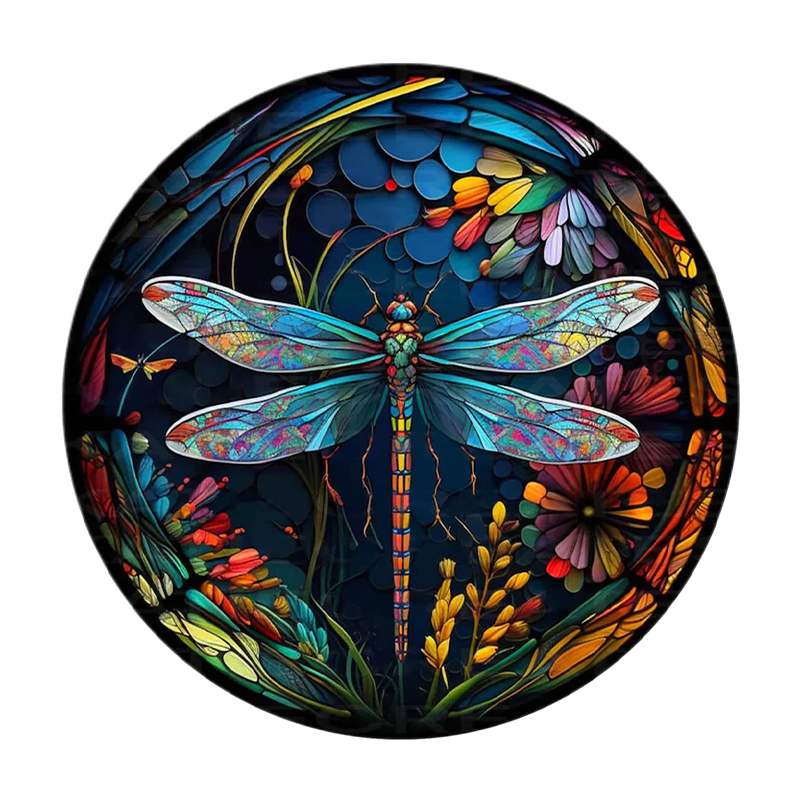 Garden Dragonfly - Wooden Jigsaw Puzzle - A3 - image 0