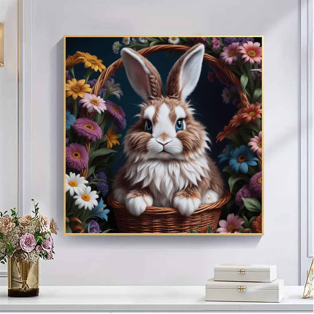 Rabbit With Sapphire Eyes - Wooden Jigsaw Puzzle - image 4