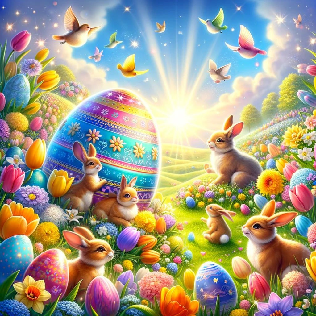 Happy Easter Day - Wooden Jigsaw Puzzle - A3  - Wooden Gift Packaging - image 0