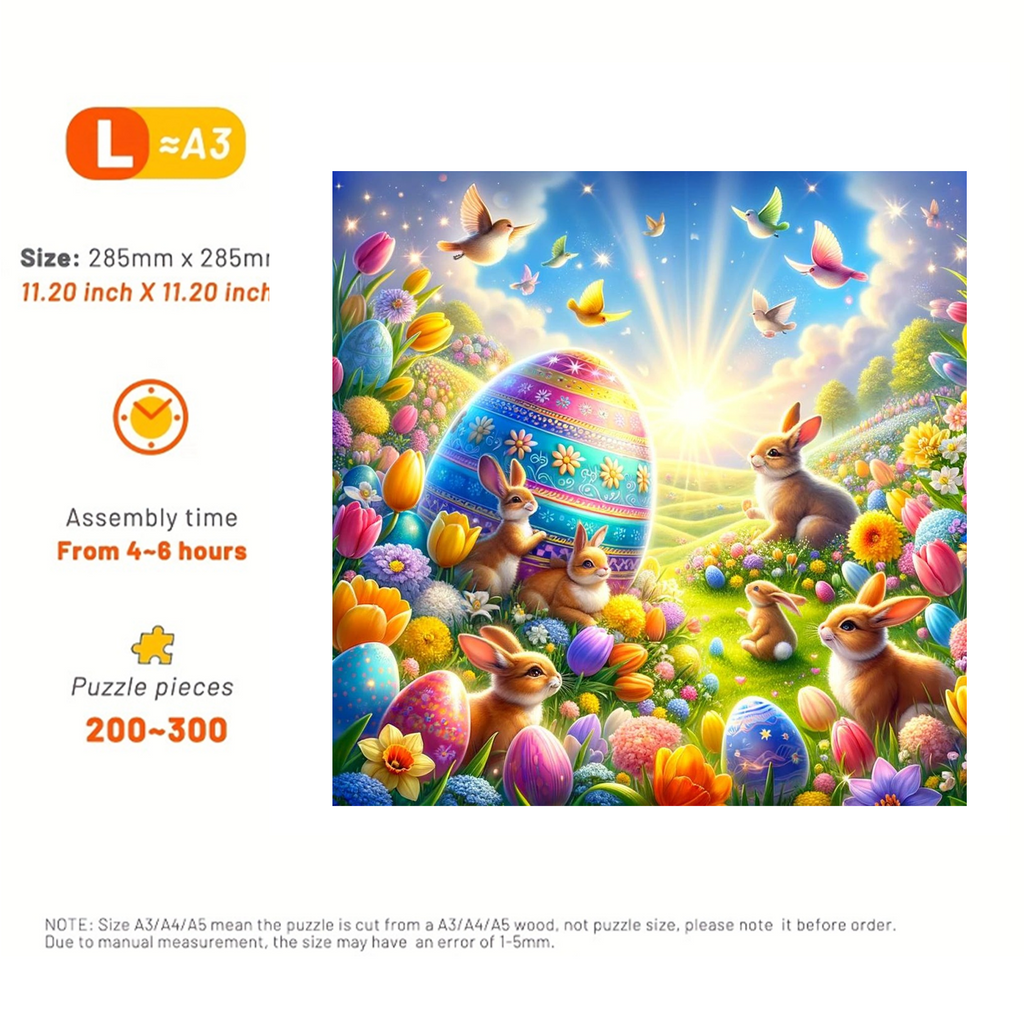 Happy Easter Day - Wooden Jigsaw Puzzle - image 2