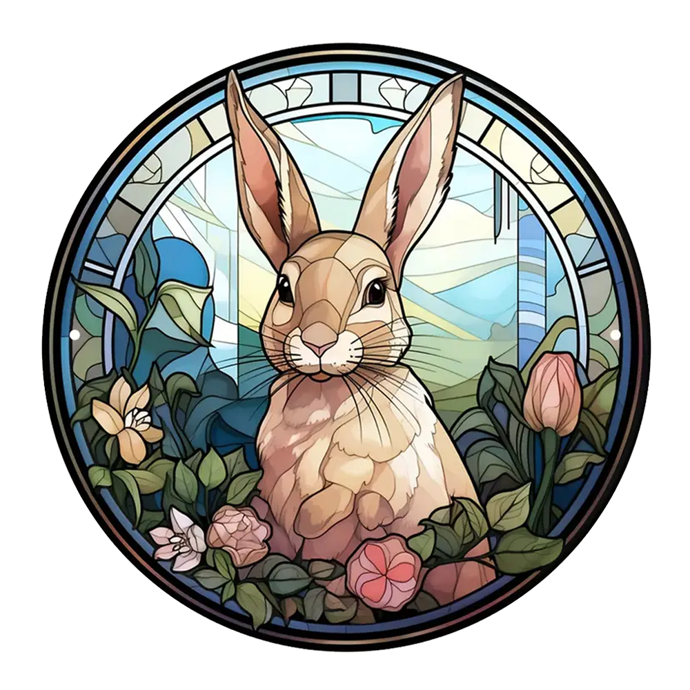 Bunny Sign - Wooden Jigsaw Puzzle - A3  - image 0