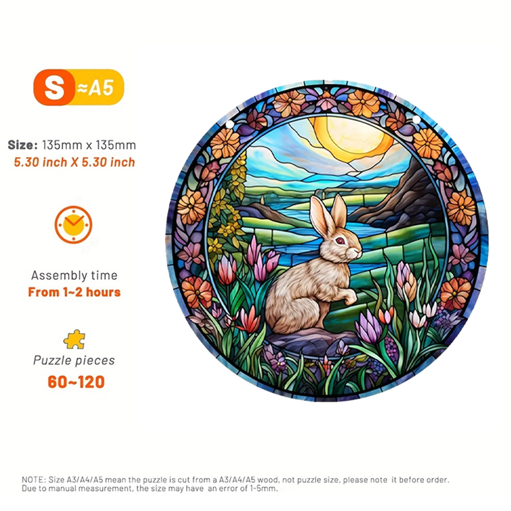 Easter Sign - Wooden Jigsaw Puzzle - image 2