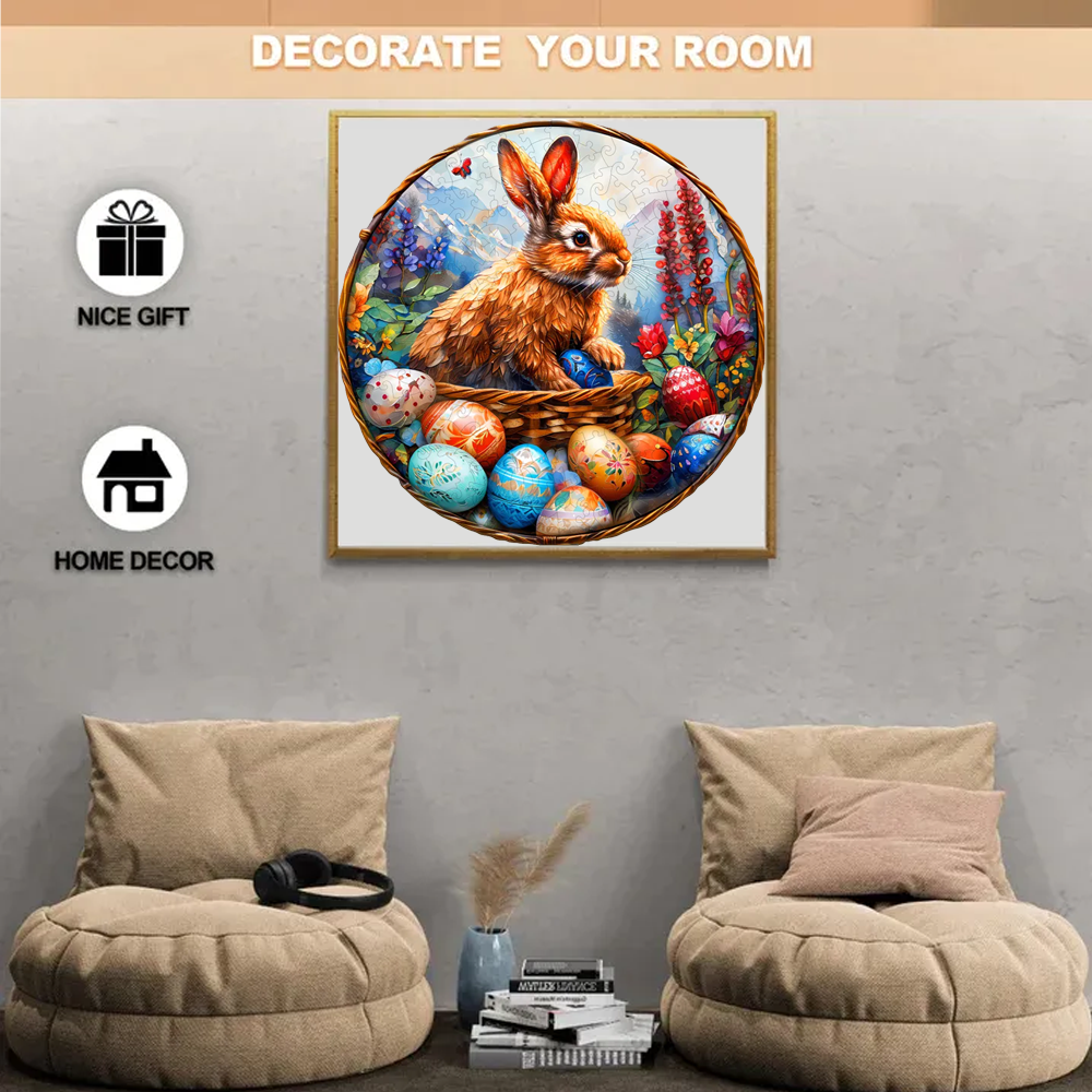 Easter Bunny - Wooden Jigsaw Puzzle - image 4