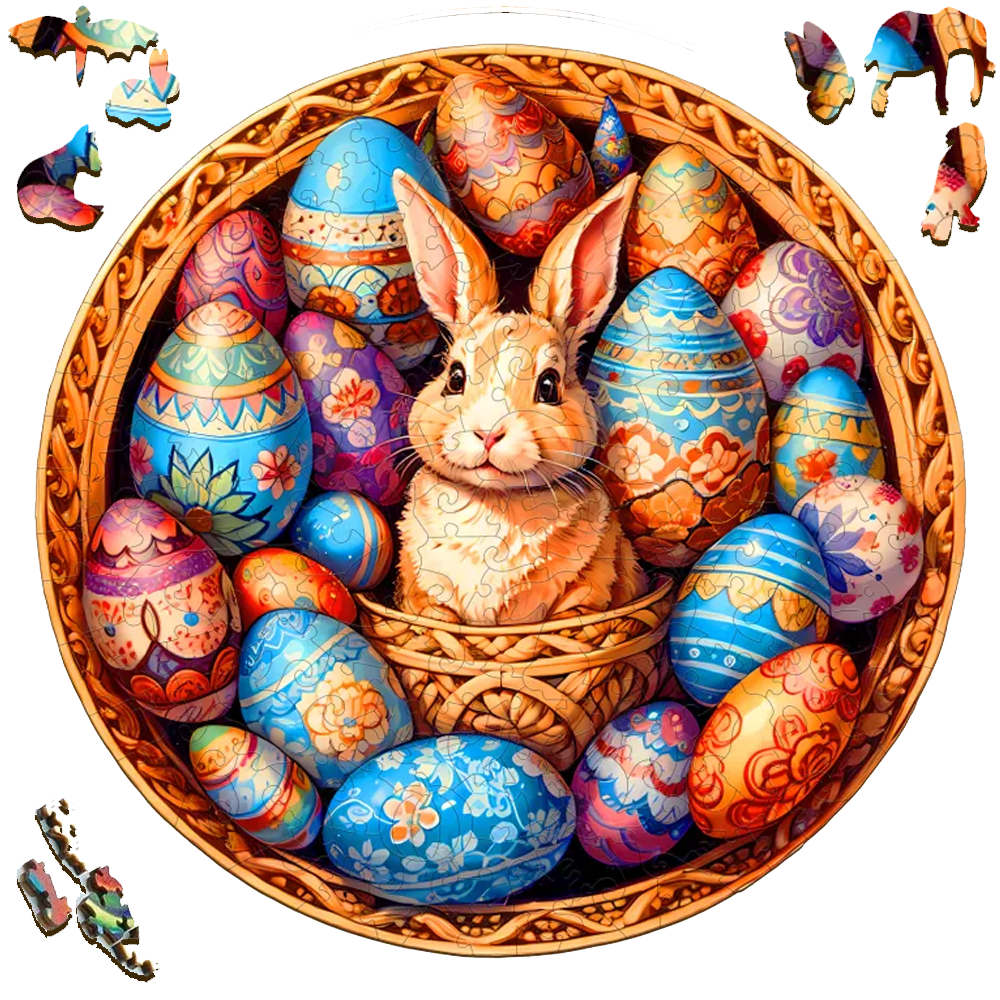 Easter Egg - Wooden Jigsaw Puzzle - image 1