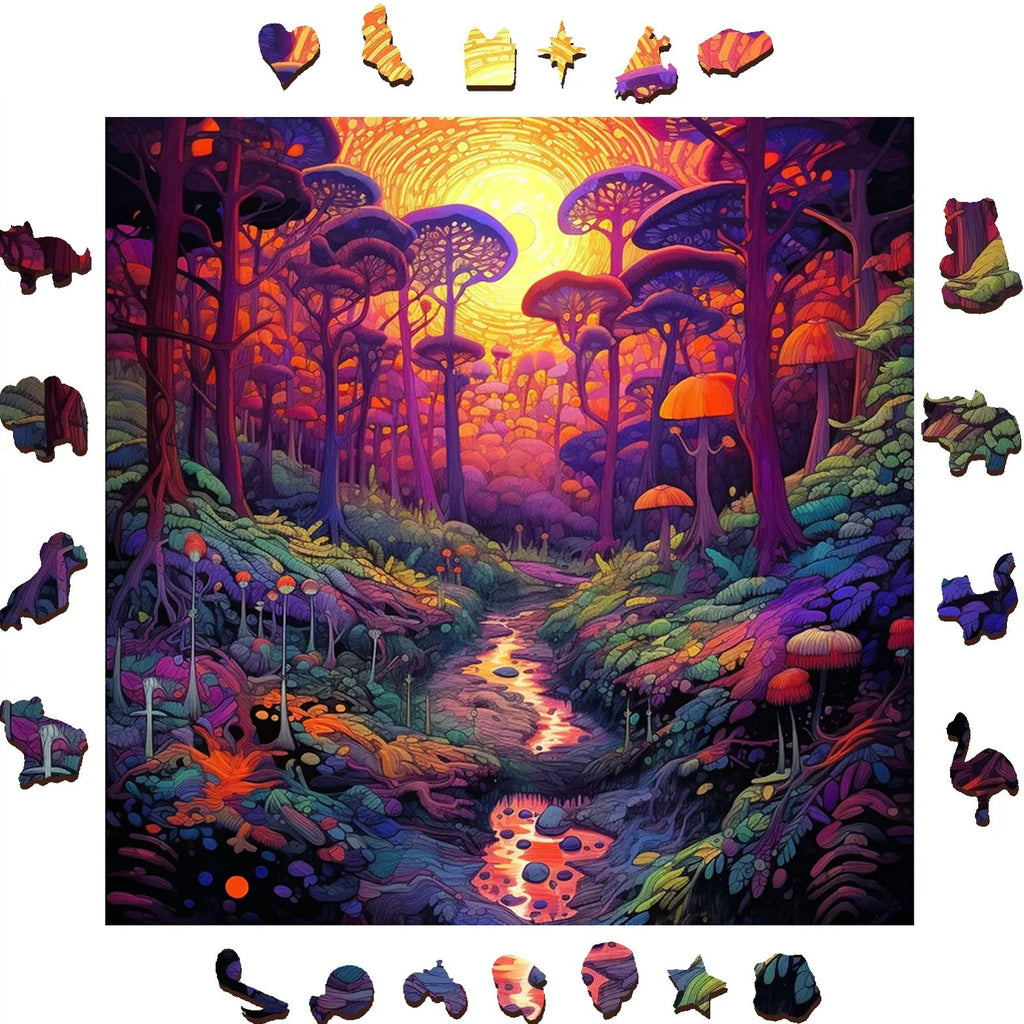  Rare hanging plants - Wooden Jigsaw Puzzle - image 1