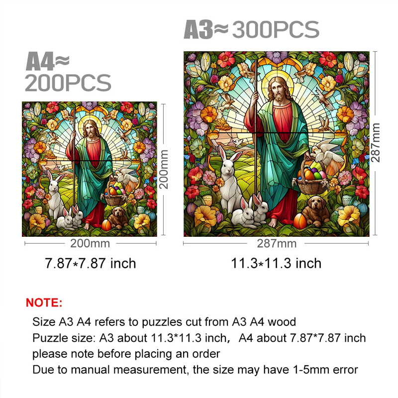Celebrating the Resurrection of Jesus - Wooden Jigsaw Puzzle - image 2