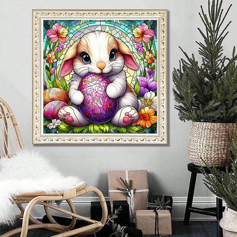 Home Garden Easter Bunny - Wooden Jigsaw Puzzle - image 3