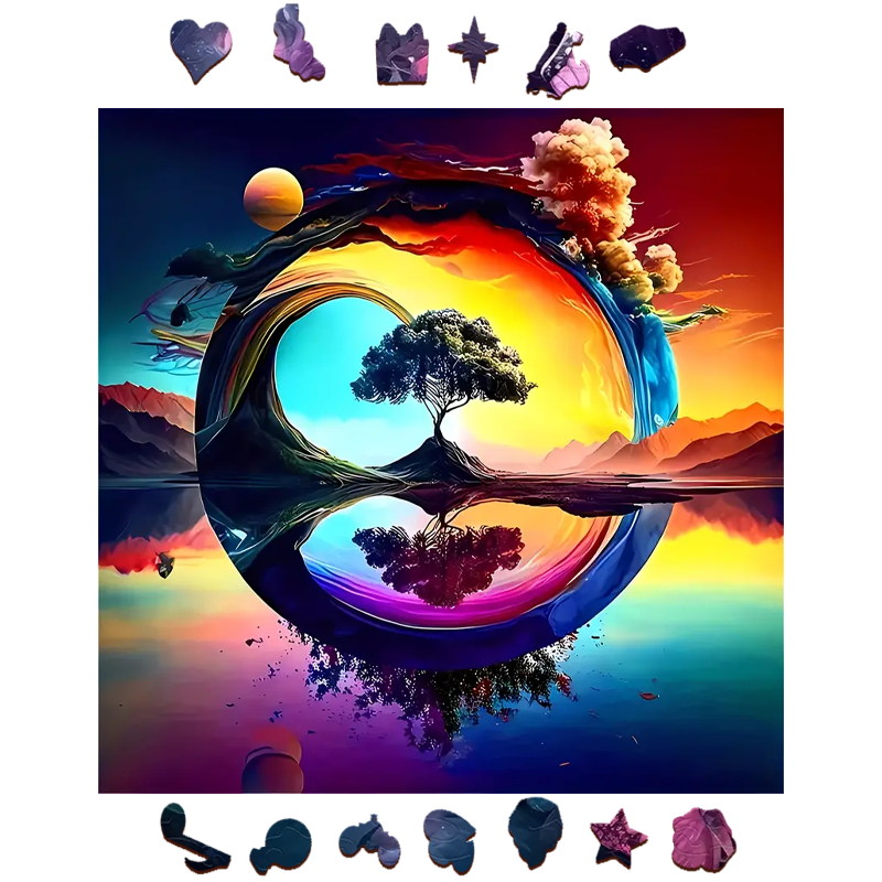 Wonderful World - Wooden Jigsaw Puzzle - image 1