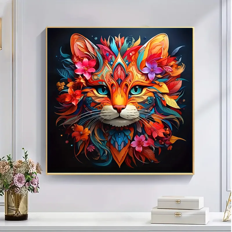 Cat As Beautiful As Flowers - Wooden Jigsaw Puzzle - image 4