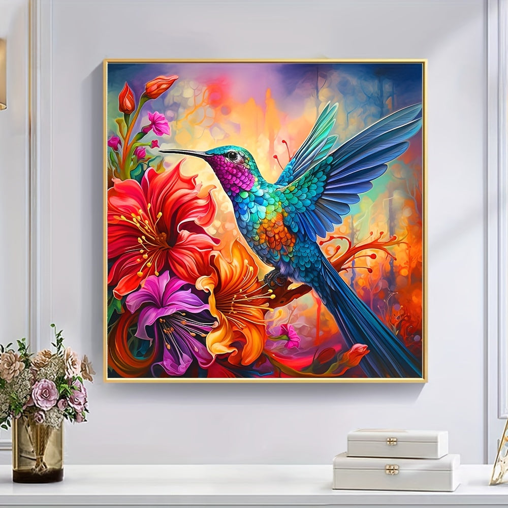 Hummingbird On Flowers - Wooden Jigsaw Puzzle - image 4