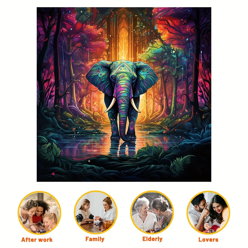Beautiful Elephant - Wooden Jigsaw Puzzle - image 3