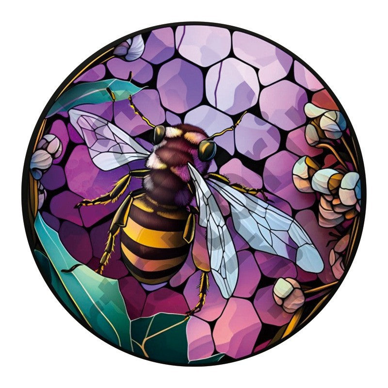 Purple Garden Bee - Wooden Jigsaw Puzzle - A3  - image 0