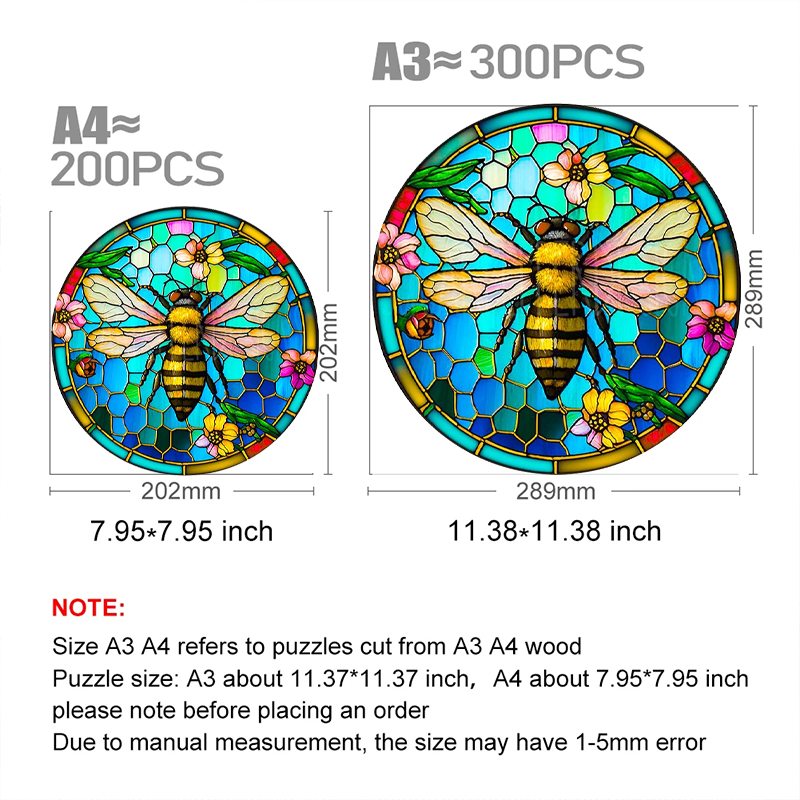 Garden Bee - Wooden Jigsaw Puzzle - image 2