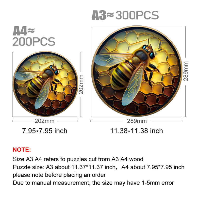 Honey Bee - Wooden Jigsaw Puzzle - image 2