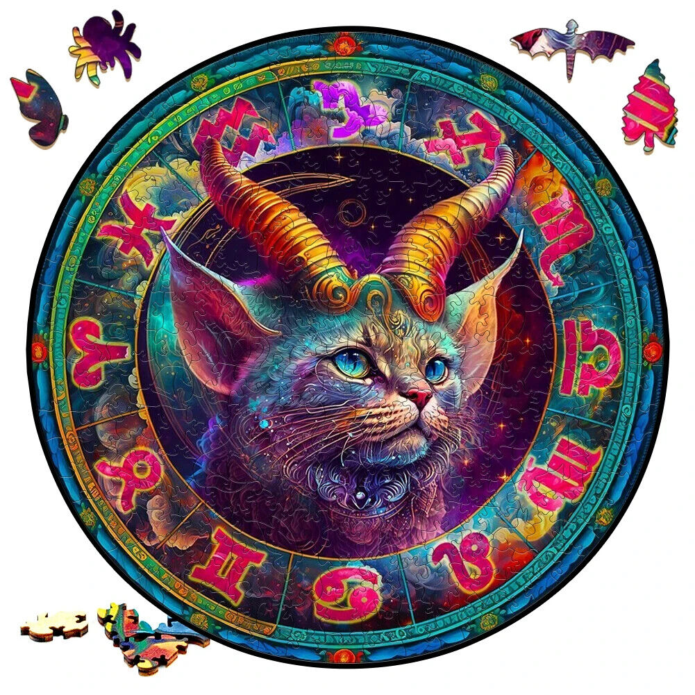 Twelve Constellations | Capricorn - Wooden Jigsaw Puzzle - image 1