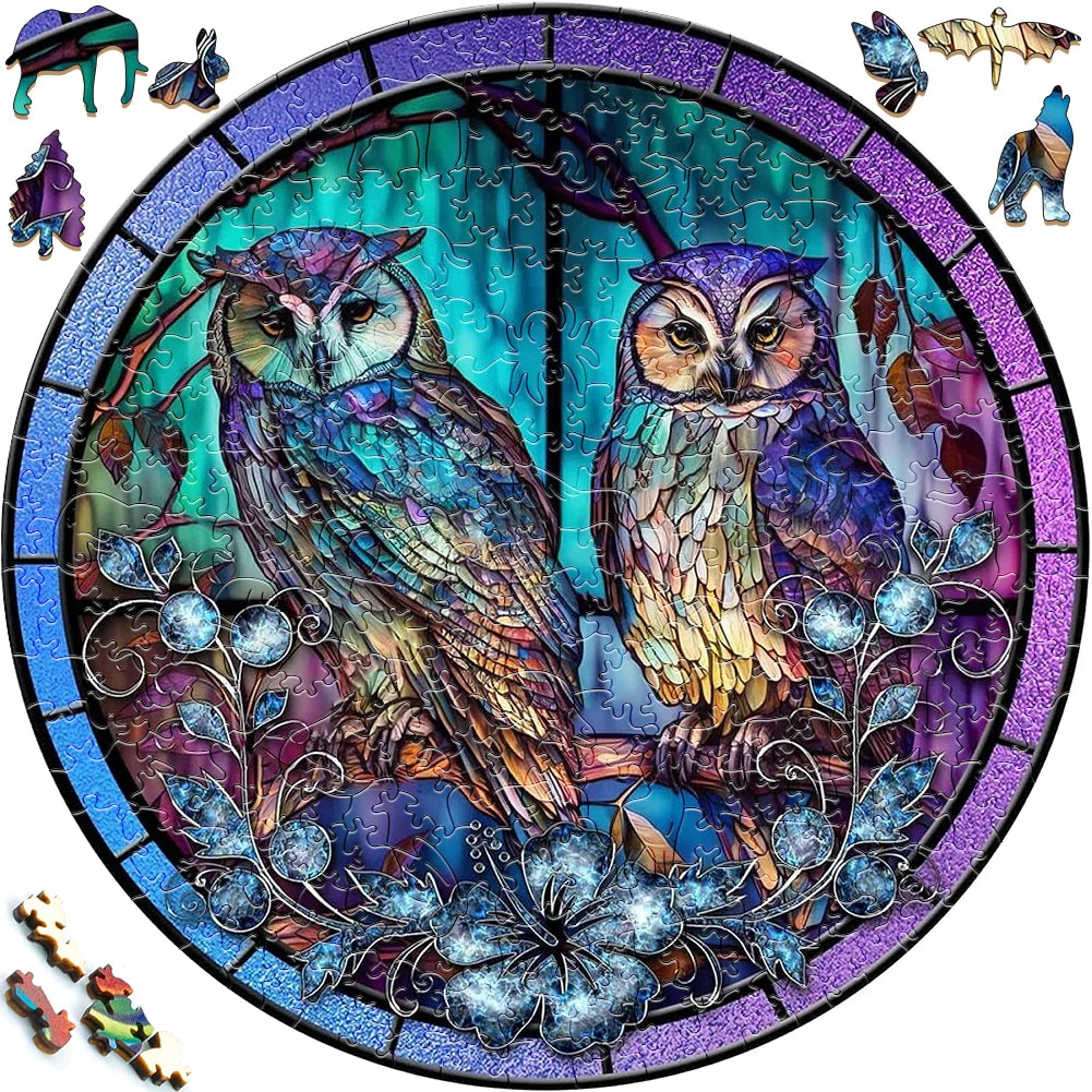Gorgeous Owl - Wooden Jigsaw Puzzle - image 1