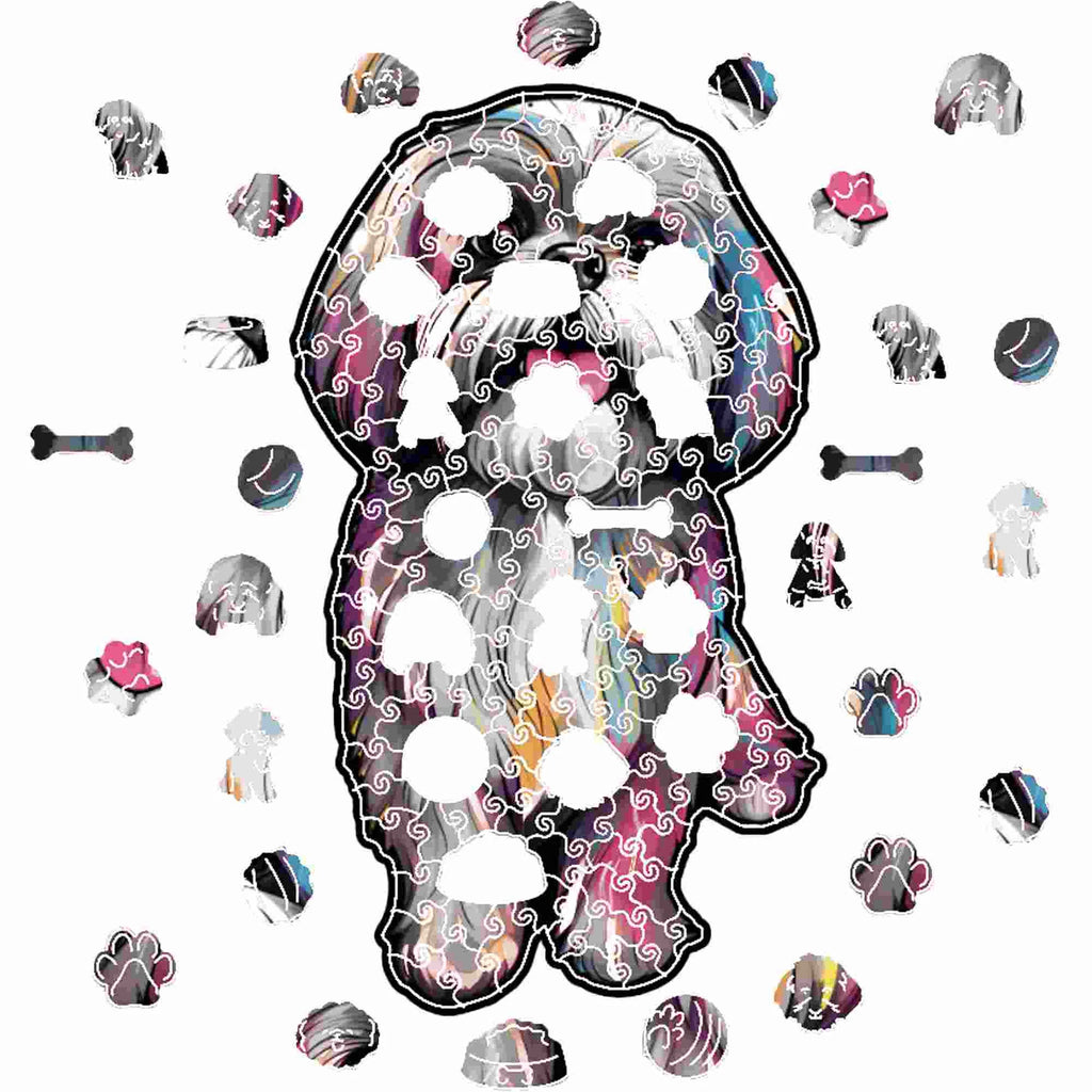 Shih Tzu Dog - Wooden Jigsaw Puzzle - image 1