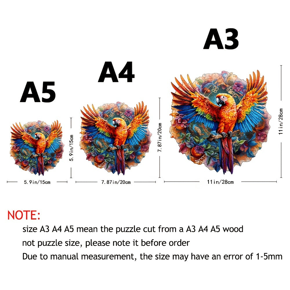 Parrot Tropical Forest - Wooden Jigsaw Puzzle - image 2
