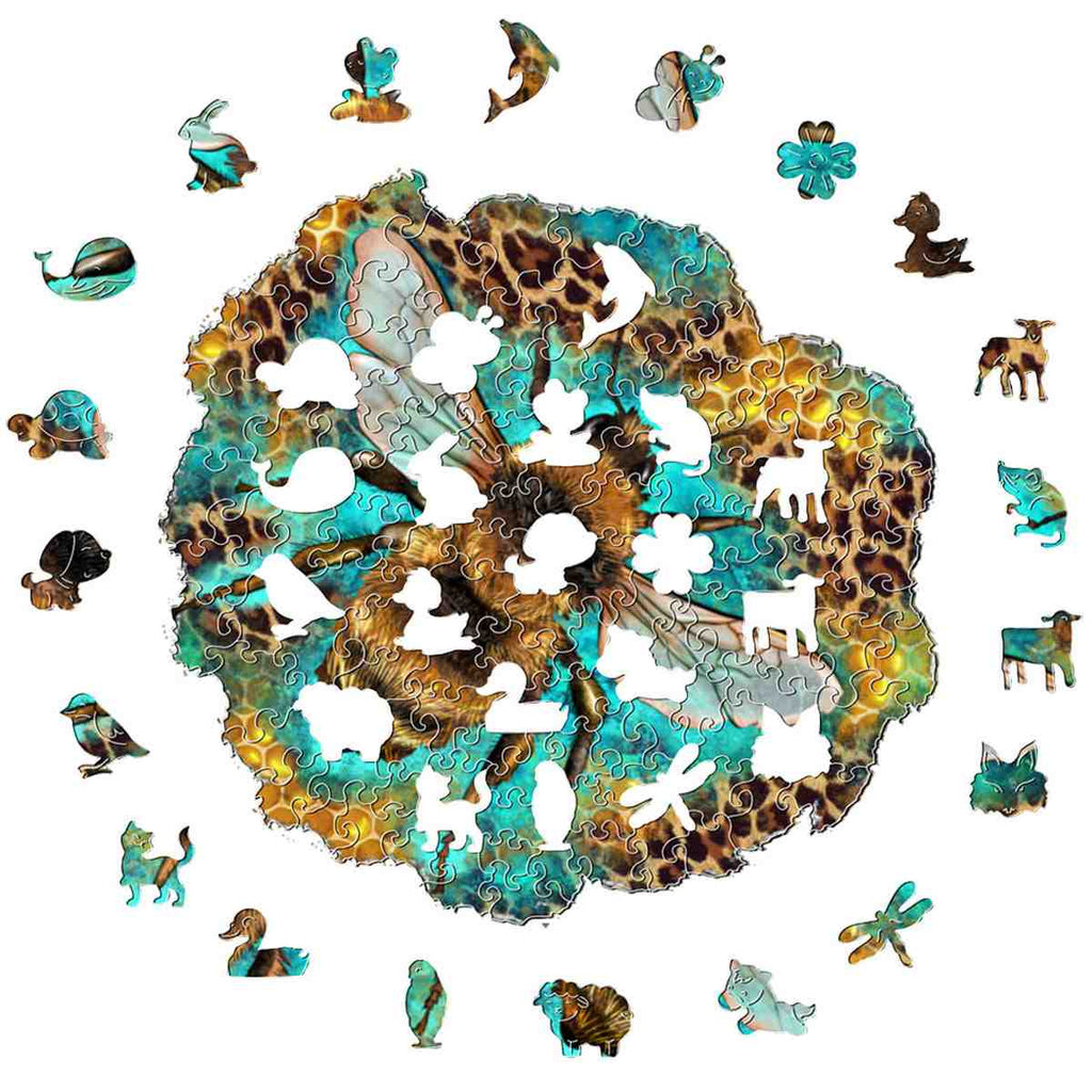 Honey Bee ‘Sweet Honeycomb’ - Wooden Jigsaw Puzzle - image 1