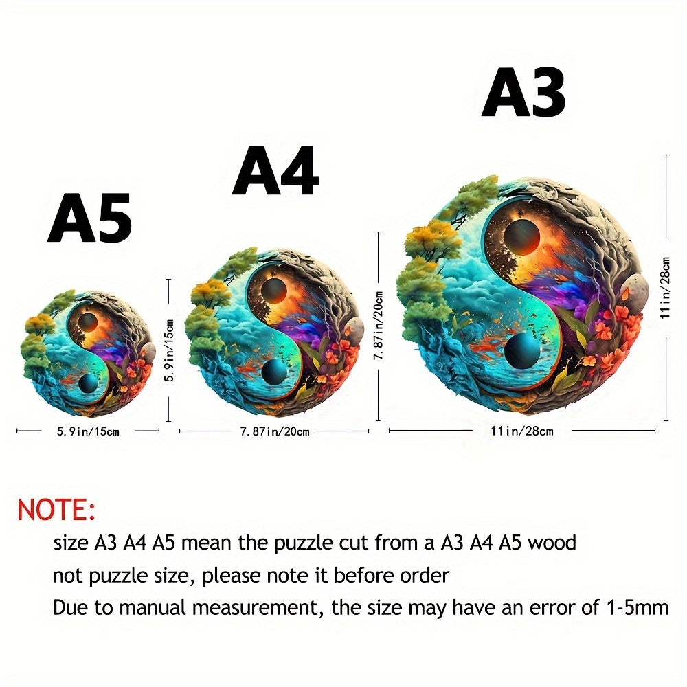 Yin Yang Forest - Wooden Jigsaw Puzzle - image 2