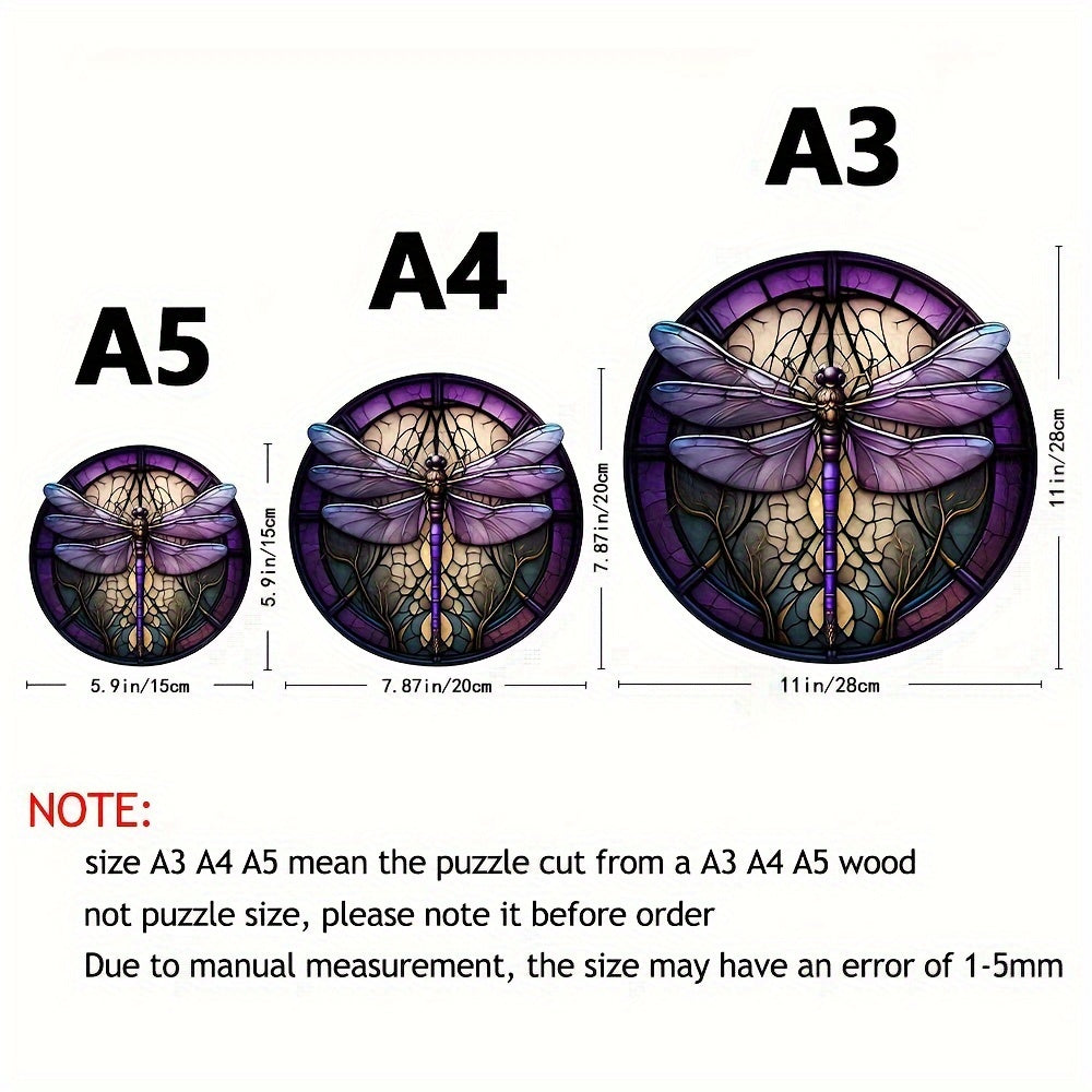 Dragonfly Outside The Window Wooden Jigsaw Puzzle - image 2