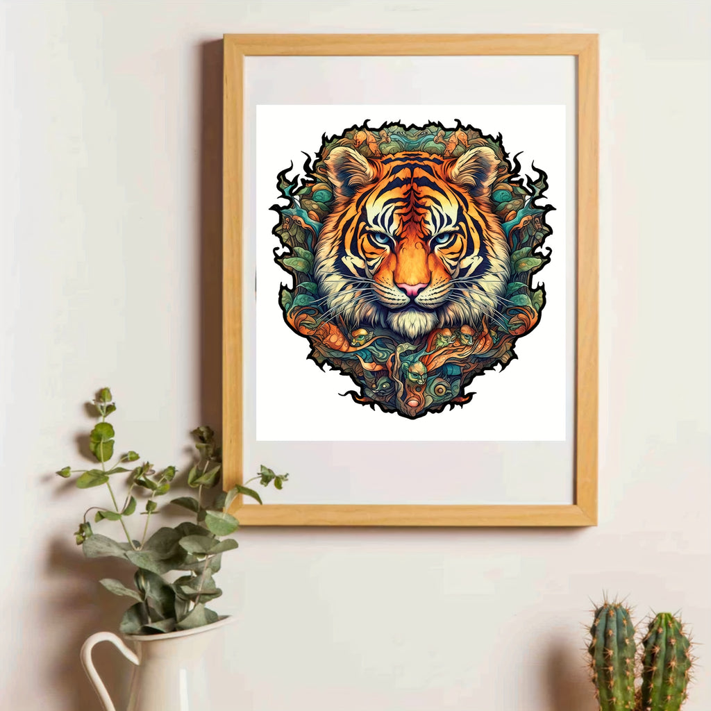 Tiger ‘King of the Jungle’ - Wooden Jigsaw Puzzle - image 1