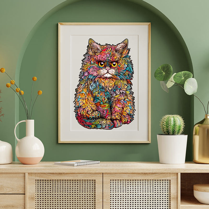 Persian Cat - Wooden Jigsaw Puzzle - image 3