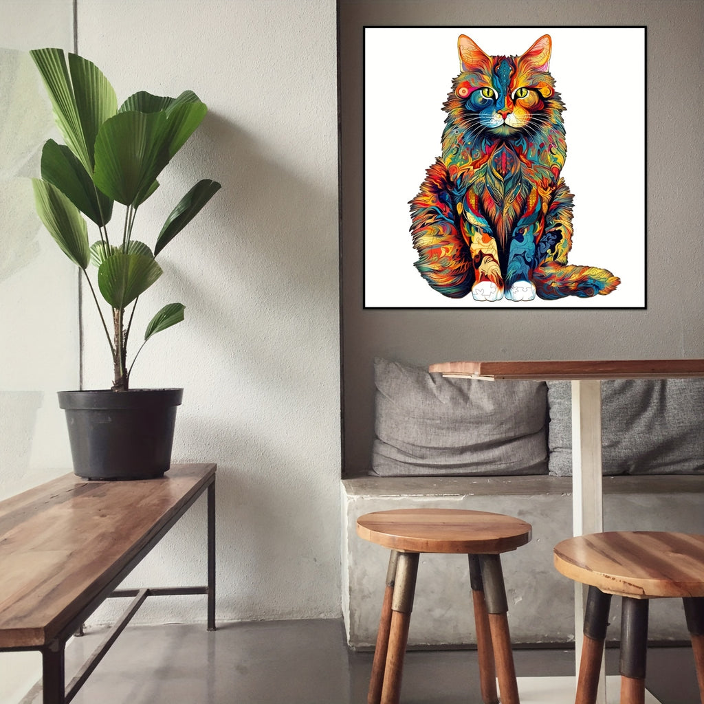Maine Coon - Wooden Jigsaw Puzzle - image 4