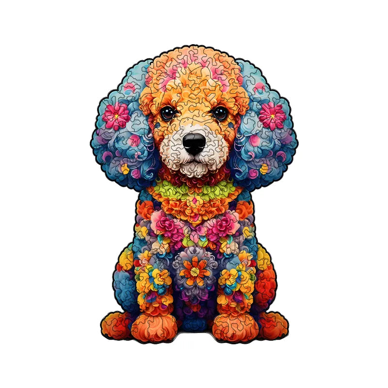 Petal Dog - Wooden Jigsaw Puzzles - image 0