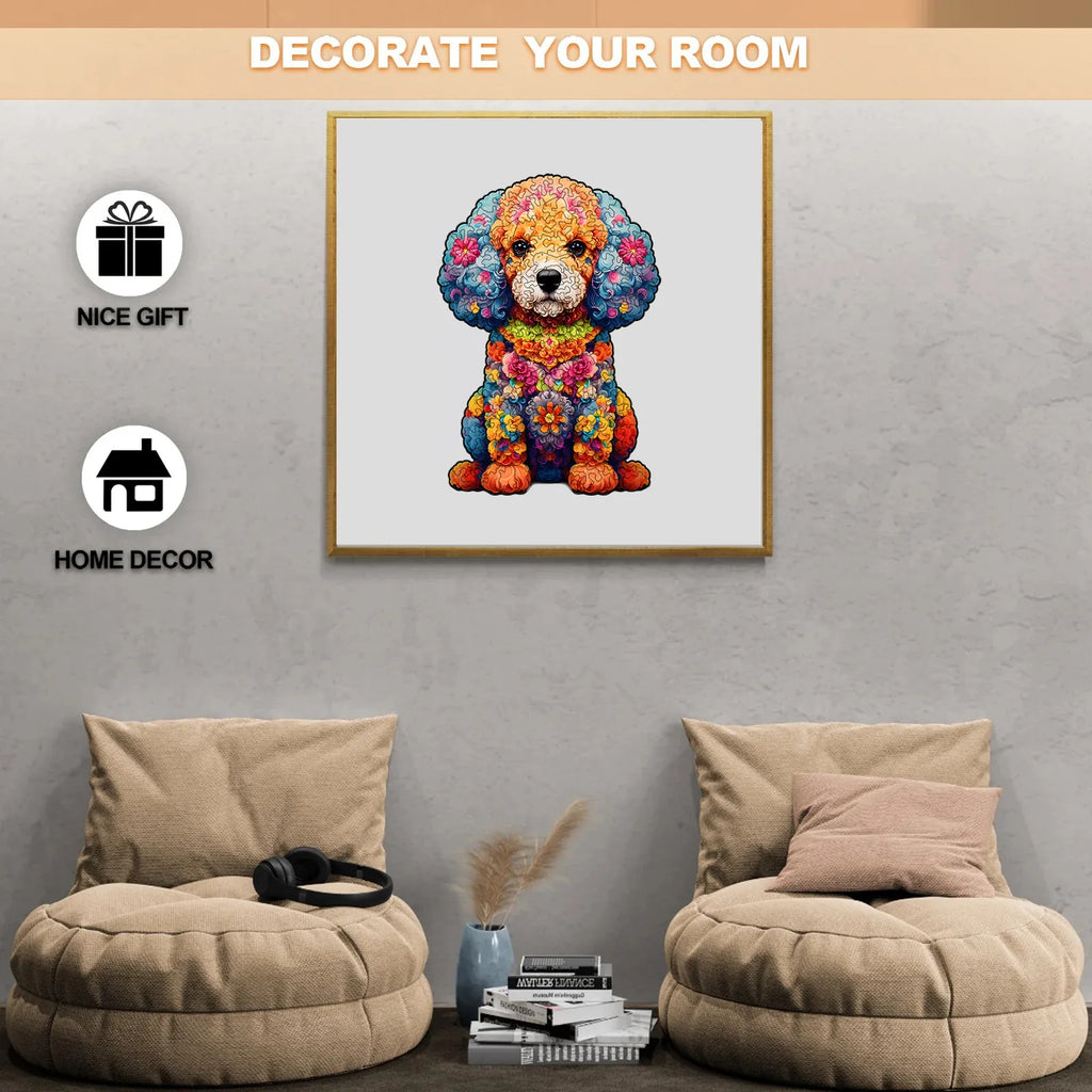 Petal Dog - Wooden Jigsaw Puzzles - image 3
