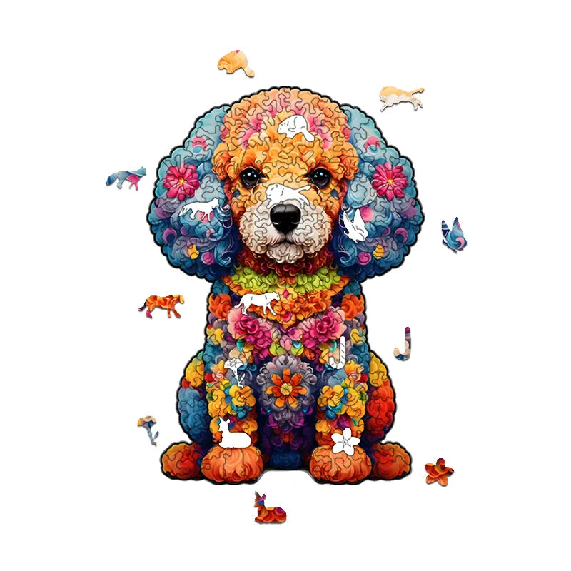 Petal Dog - Wooden Jigsaw Puzzles - image 2