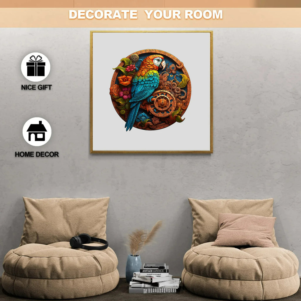 Gear Parrot - Wooden Jigsaw Puzzles - image 3