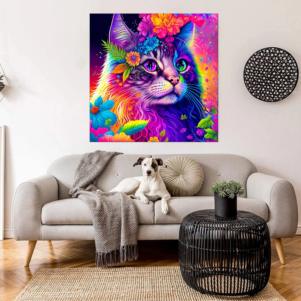 Flower Cat - Wooden Jigsaw Puzzle - image 3