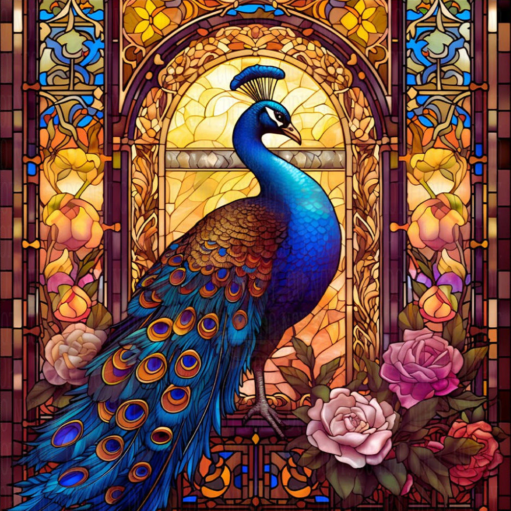 Peacock sign - Wooden Jigsaw Puzzle - A3  - Wooden Gift Packaging - image 0