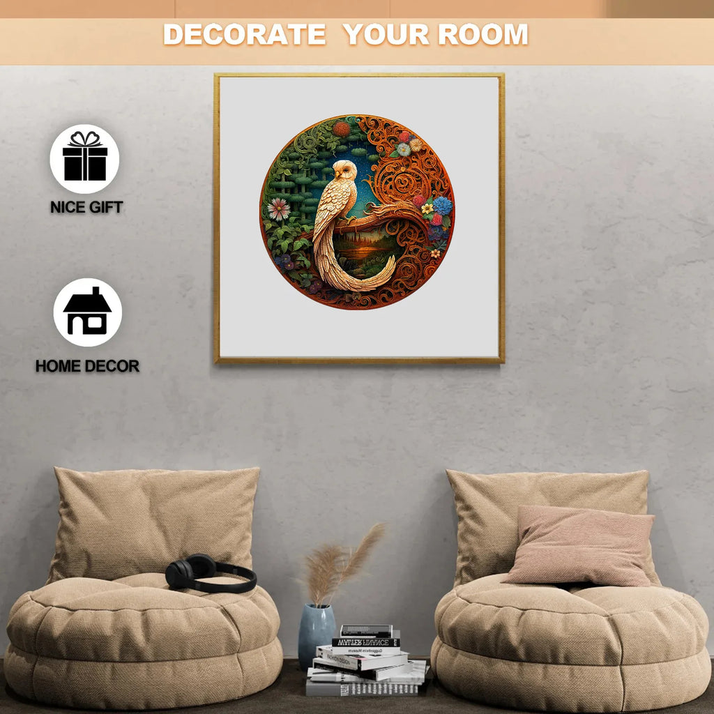 Star Moon Owl - Wooden Jigsaw Puzzles - image 3