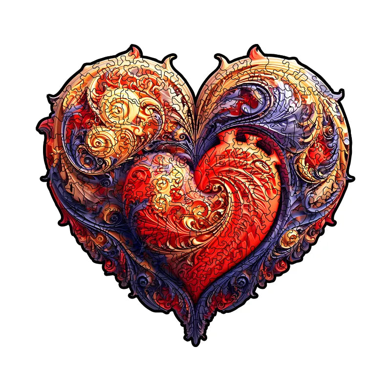 Mechanical Heart - Wooden Jigsaw Puzzles - image 0