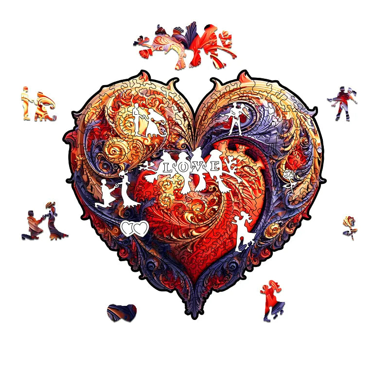 Mechanical Heart - Wooden Jigsaw Puzzles - image 1